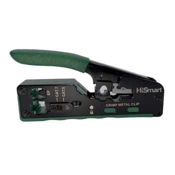 Клещи для обжима с зачисткой и резаком CAT5, CAT6, CAT7, RJ45, RJ12