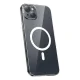Baseus Magnetic Crystal Clear vāciņš iPhone 13 ar aizsargstiklu, caurspīdīgs