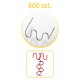 Humberg Type A Plastic Welder Staples 8mm (600 Pcs)
