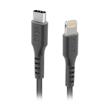 SBS TECABLELIGTC1K USB-C to Lightning Cable 1m - Black