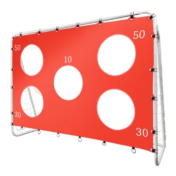 Bērnu futbola vārti 2in1 ar mērķa sienu 215x153x76 cm KX3207