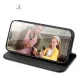 Apple iPhone 16 6.1\'\' Dux Ducis Hivo Genuine Leather Book Case Cover, Black | Telefona Vāciņš Maciņš Apvalks...
