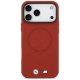 BMW M FW Metal Logo MagSafe vāciņš iPhone 17 Pro Max – sarkans | Phone Case Cover