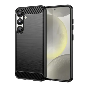 Силиконовый чехол Carbon Case для Xiaomi Note 14 Pro 5G, Черный