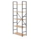 Modernhome koka plaukts LOFT, 5 plaukti