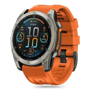 TECH-PROTECT SILICONE GARMIN FENIX 5S / PLUS 6S PRO 7S 8 (43 ММ) ОРАНЖЕВЫЙ