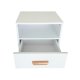 ModernHome Nightstand with Drawer Bedside Table, White