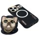 Nimmy iPhone 16 Pro Max vāciņš Glasses Cool Dog MagSafe, melns