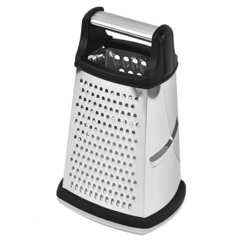 Četrpusēja virtuves rīve no nerūsējošā tērauda 22 cm