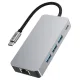 USB-C концентратор Tech-Protect HB05 9in1, серый