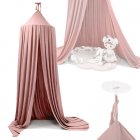 Kid's Bed Canopy Baby Crib Curtain Play Tent House, Pink