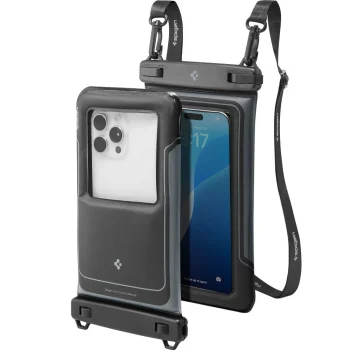 Водонепроницаемый плавающий чехол Spigen A611P (2 шт.) Matte Black