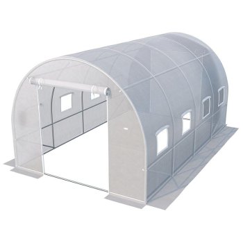 Садовая теплица туннель Premium 4x2.5x2м с оцинкованным каркасом