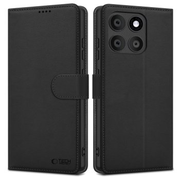 Tech-Protect Wallet Case for Motorola Edge 60 Fusion, Black