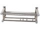 Hanging Bathroom Shelf with Towel Rails, Silver