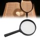 Plastic magnifying glass with round lens, 85 mm, 2.5x magnification