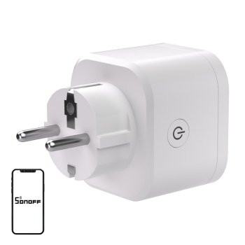 Sonoff S61STPF Matter Smart Plug with Wi-Fi, White