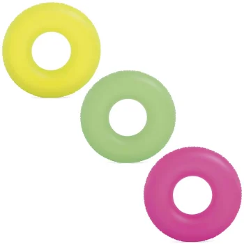 Intex 59262 Neon peldriņķis 91 cm, dzeltens
