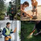 Водонепроницаемый ручной металлоискатель Pinpointer с LED фонариком