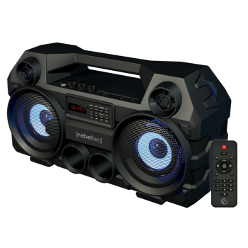 Портативная колонка Rebeltec SoundBOX 465 Bluetooth 40 Вт с RGB, черная