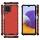 Чехол для Samsung Galaxy A22 4G Honeycomb Case с бампером TPU, красный