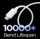 Кабель USB-A - USB-C Spigen Essential EB6015AC 60W 150 см, белый