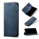 Xiaomi Mi 10 Lite Retro Style Jeans Cloth Case Cover with Card Slots, Blue | Чехол для Телефона...