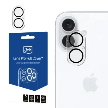 Kameras aizsargs 3mk Lens Pro pilns pārklājums Apple iPhone 17 | Camera Cover Full