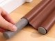 Under Door Draft Stopper Foam Weather Stripping, brown