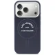 Чехол Karl Lagerfeld Embossed Open Ring RSG MagSafe для iPhone 18 Pro Max / 17 Pro Max, синий