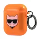 Karl Lagerfeld AirPods 1 / 2 Case Choupette Head, Orange