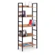 Modernhome lofta stila plaukts ar 5 plauktiem, 160 cm, metāls/MDF