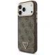 Guess 4G PU Leather MagSafe vāciņš Apple iPhone 17 Pro Max, Melns
