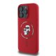 Karl Lagerfeld silikona Karl & Choupette Heads Ring MagSafe vāciņš iPhone 16 Pro Max – sarkans | Phone Case Cover