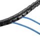 Kabeļu organizators Maclean MCTV-899 B, 20 mm x 1 m, melns