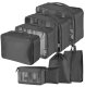 Travel Organizer 8 Pcs Black