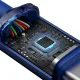 Baseus Crystal Shine USB Type C to USB Type C Data Charging Cable 100W, 1.2m, Blue | Lādētājvads Datu Pārraides...