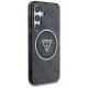 Чехол Guess 4G Glitter Triangle Buttons MagSafe для Samsung Galaxy S25+ Черный