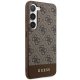 Guess Samsung Galaxy S24 Plus vāciņš 4G Stripe Collection, brūns
