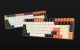 Mechanical keyboard Royal Kludge RK100 RGB, brown switch (black-orange)