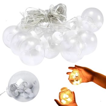 Ziemassvētku Aizkars, Virtene, Lampiņas, 138 LED, IP44, Silti Balts