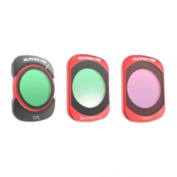 Набор фильтров Sunnylife для Osmo Pocket 4 / Pocket 3 CPL ND16 Black Mist 1/4