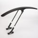 Wozinsky WBR-01 universāls regulējams velosipēda dubļusargs - melns