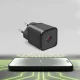 SBS TETRGAN1C20K GaN USB-C sienas lādētājs 20W Power Delivery, melns