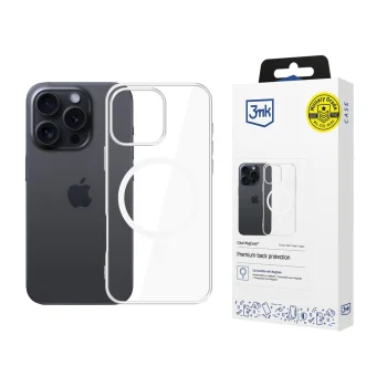 3Mk Protection MagCase vāciņš Apple iPhone 16 Pro caurspīdīgs