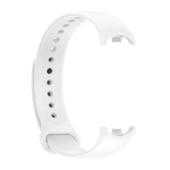 Силиконовый ремешок Telcon для Mi Band 8 / M8, белый