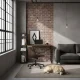 Компьютерный стол ModernHome со стеллажом 120x60 см, орех/металл