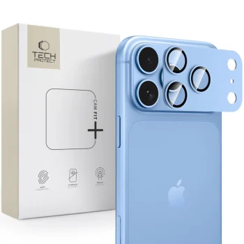 Tech-Protect Camfull Fit+ kaamera kaitseklaas iPhone 18 Pro Maxile, helesinine