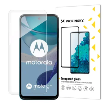 Rūdītais aizsargstikls Wozinsky priekš Motorola Moto G53, 9H, caurspīdīgs