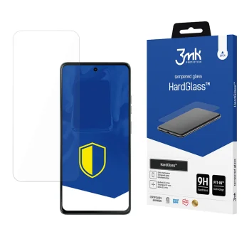Rūdīts aizsargstikls 3mk HardGlass modelim Motorola Moto G75